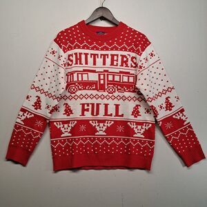 National Lampoons Christmas Vacation Sweater XL Sh*tter's Full Ripple Junction
